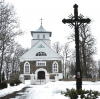 Lenkimų bažnyčia žiemą. Rita Būgienė